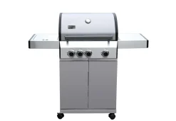 Brico Central Park Gasbarbecue Laredo 13,5Kw Zilver- Gasbarbecue