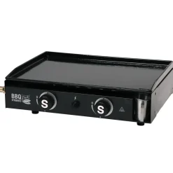 Brico Central Park Gasbarbecue Bbq & Friends Plancha Zwart 5,3Kw 52X37,5Cm- Gasbarbecue