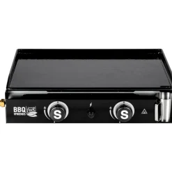 Brico Central Park Gasbarbecue Bbq & Friends Plancha Zwart 5,3Kw 52X37,5Cm- Gasbarbecue