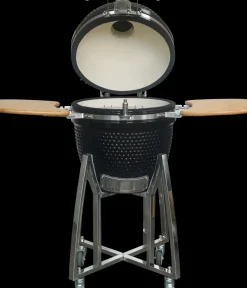 Brico Central Park Keramische Barbecue Kamado Met Werkbladen O38,3Cm- Keramische Barbecue