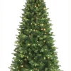 Kunstkerstbomen|Brico Central Park Kunstkerstboom Met Verlichting Lavrentia 210Cm