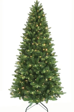 Kunstkerstbomen|Brico Central Park Kunstkerstboom Met Verlichting Lavrentia 210Cm