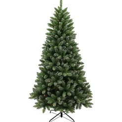 Kunstkerstbomen|Brico Central Park Kunstkerstboom Chamonix Met Verlichting 225Cm