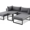 Brico Central Park Loungeset Napoli Aluminium- Loungesets