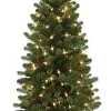 Kunstkerstbomen|Brico Central Park Mini Kunstkerstboom Met Verlichting 90Cm