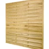 Brico Central Park Schutting Grenen Recht 180X180Cm- Tuinschermen En Poorten
