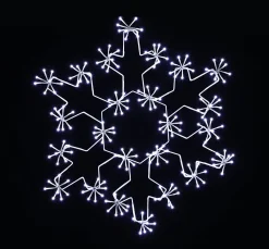 Kerstverlichting|Brico Central Park Sneeuwvlok Kerstverlichting Koel Wit 82X72Cm