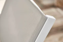 Brico Central Park Tuinstoel Bonifacio Stapelbaar Aluminium/Textileen Taupe- Tuinstoelen