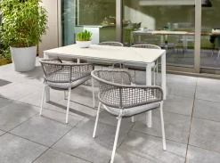 Brico Central Park Tuinstoel Ciotat Aluminium/Wicker 60X61X74Cm- Tuinstoelen