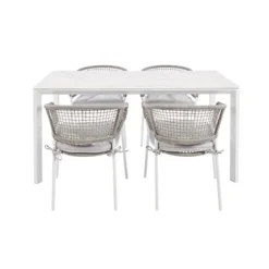 Brico Central Park Tuinstoel Ciotat Aluminium/Wicker 60X61X74Cm- Tuinstoelen