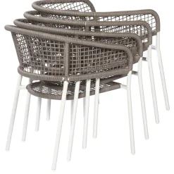 Brico Central Park Tuinstoel Ciotat Aluminium/Wicker 60X61X74Cm- Tuinstoelen