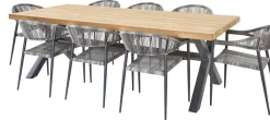 Brico Central Park Tuinstoel Collioure Aluminiuim/Wicker 60X56,5X78Cm- Tuinstoelen