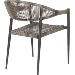 Brico Central Park Tuinstoel Collioure Aluminiuim/Wicker 60X56,5X78Cm- Tuinstoelen