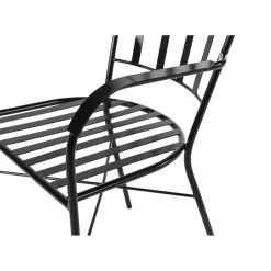 Brico Central Park Tuinstoel Ramira Staal Zwart- Tuinstoelen