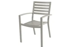 Brico Central Park Tuinstoel Vina Aluminium Grijs- Tuinstoelen
