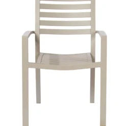 Brico Central Park Tuinstoel Vina Aluminium Grijs- Tuinstoelen