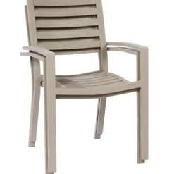Brico Central Park Tuinstoel Vina Aluminium Grijs- Tuinstoelen