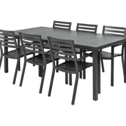Brico Central Park Tuinstoel Vina Aluminium Antraciet- Tuinstoelen