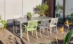 Brico Central Park Tuinstoel Vina Aluminium Antraciet- Tuinstoelen