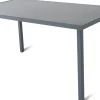Brico Central Park Tuintafel Almunda Antraciet Aluminium 145X80Cm- Tuintafels