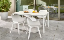 Brico Central Park Tuintafel Ciotat Aluminium/Glas 160X90Cm- Tuintafels