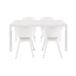 Brico Central Park Tuintafel Ciotat Aluminium/Glas 160X90Cm- Tuintafels