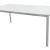 Brico Central Park Tuintafel Ciotat Keramiek Glas/Aluminium Verstelbare Poten 205X100X75Cm- Tuintafels