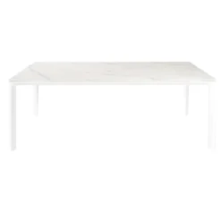 Brico Central Park Tuintafel Ciotat Keramiek Glas/Aluminium Verstelbare Poten 205X100X75Cm- Tuintafels