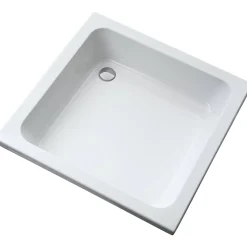 Douchebakken & Accessoires|Brico Ceravid Bathline Classic Receveur De Douche En Acrylique 80X80X15 Cm