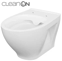 Wandclosetten|Brico Cersanit Hangtoilet Moduo Wit | Soft-Close & Quick Release Toiletzitting | Randloos Toiletpot