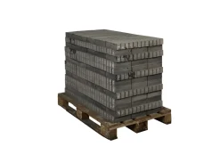 Brico Coeck Getrommelde In-Line Klinker Grijs-Zwart 20X5X6Cm 936St- Stenen En Klinkers