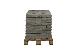 Brico Coeck Kassei Muisgrijs Getrommeld 15X15X4Cm 630 Stuks + Palet 3004837- Stenen En Klinkers