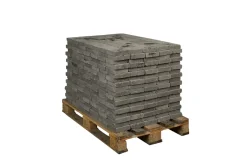 Brico Coeck Kassei Muisgrijs Getrommeld 15X15X4Cm 630 Stuks + Palet 3004837- Stenen En Klinkers