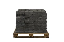 Brico Coeck Kassei Zwart Getrommeld 15X15X6Cm 420 Stuks + Palet 3004837- Stenen En Klinkers
