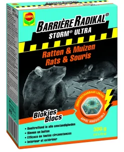 Brico Compo Barriere Radikal Storm Ultra Anti-Muis En Rattenblokken 300G- Ongediertebestrijding