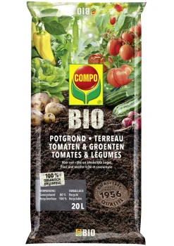 Brico Compo Bio Potgrond Tomaten & Groenten 20L- Potgrond
