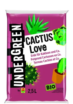 Brico Compo Undergreen Cactus Love Bio Potgrond Cactussen & Vetplanten 2,5L- Potgrond