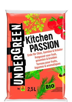 Brico Compo Undergreen Kitchen Passion Bio Potgrond Fruit, Groenten & Kruiden 2,5L- Potgrond