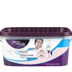 Brico Decomode Muurverf Superdekkend Mat Marshmallow 2,5L- Muurverf