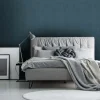 Brico Decomode Vliesbehang Concrete Mat Blauw- Vliesbehang