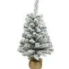 Kunstkerstbomen|Brico Decoris Mini Kunstkerstboom Snowy Groen 60Cm