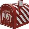 Kerstdecoratie|Brico Decoris Postbus North Pole Post Rood-Wit 24Cm