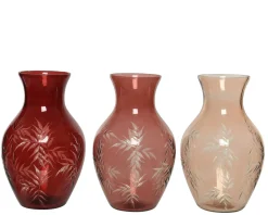 Kerstdecoratie|Brico Decoris Vaas Mahonie Glas 23Cm 1 St