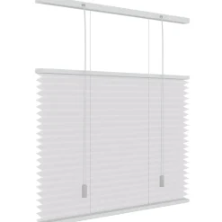 Brico Decosol 6010 Plissegordijn Lichtdoorlatend Wit 180X180Cm- Plissegordijnen