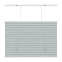 Brico Decosol 6018 Plissegordijn Verduisterend Lichtgrijs 160X180Cm- Isolerende Raamdecoratie