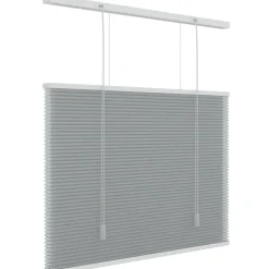Brico Decosol 6018 Plissegordijn Verduisterend Lichtgrijs 160X180Cm- Isolerende Raamdecoratie