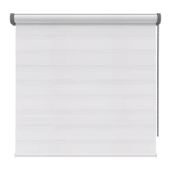 Brico Decosol 4500 Roljaloezie Deluxe Lichtdoorlatend Wit 120X160Cm- Duo Rolgordijn