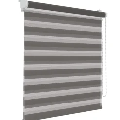 Brico Decosol 4309 Roljaloezie Lichtdoorlatend Antraciet 90X190Cm- Duo Rolgordijn