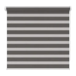 Brico Decosol 4309 Roljaloezie Lichtdoorlatend Antraciet 180X210Cm- Duo Rolgordijn