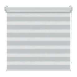 Brico Decosol 412 Roljaloezie Lichtdoorlatend Wit 77X190Cm- Duo Rolgordijn